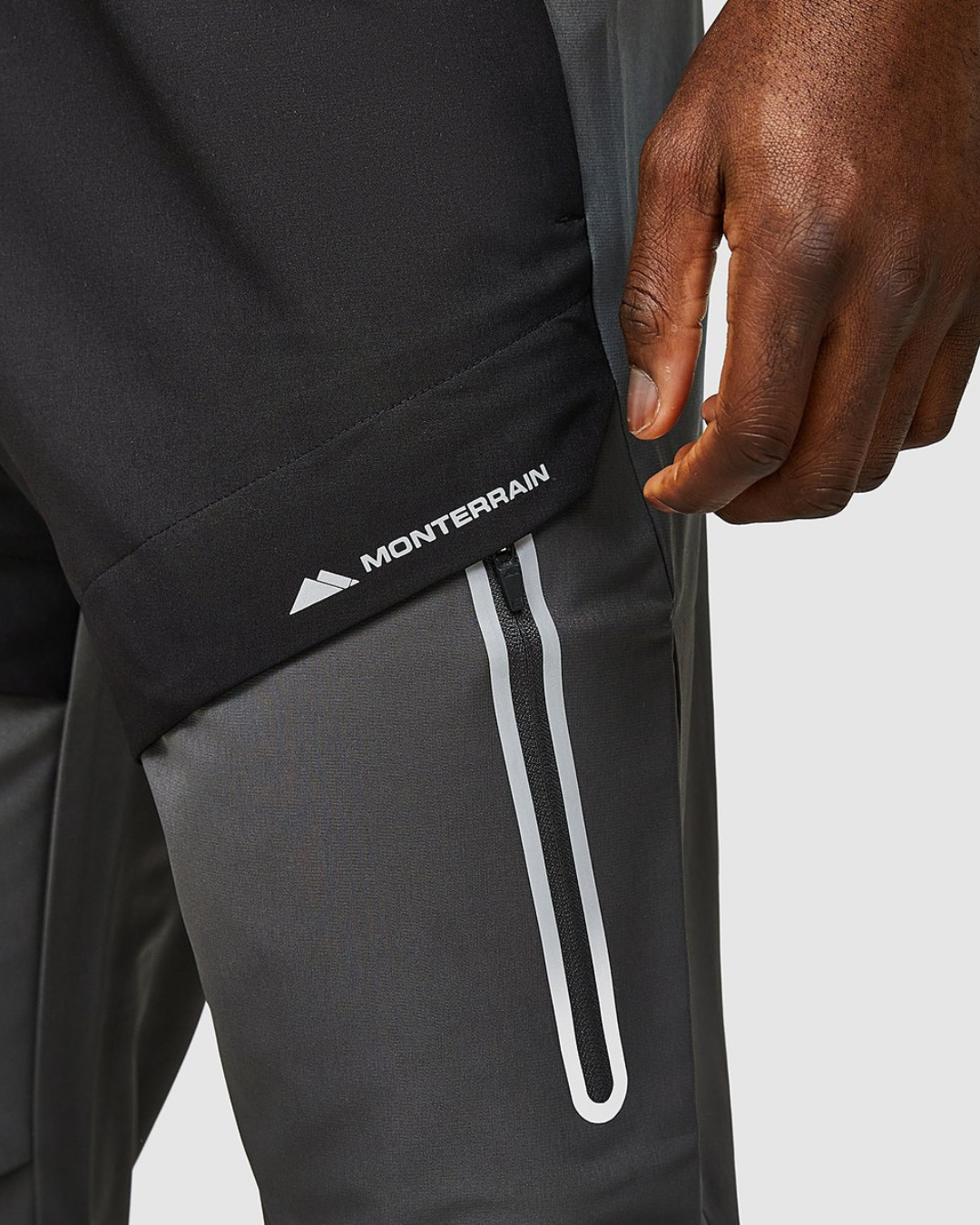 Pantalon Monterrain Réfraction - Noir/Gris