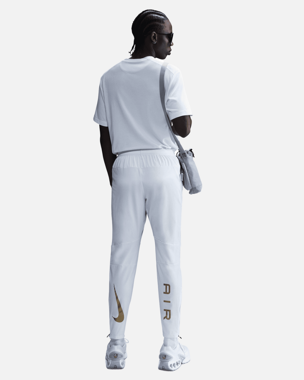 Pantalon Nike Running Air - Blanc/Doré