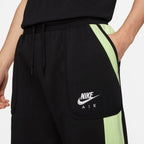 Pantalon Nike Air Fleece - Noir/ Vert Fluo