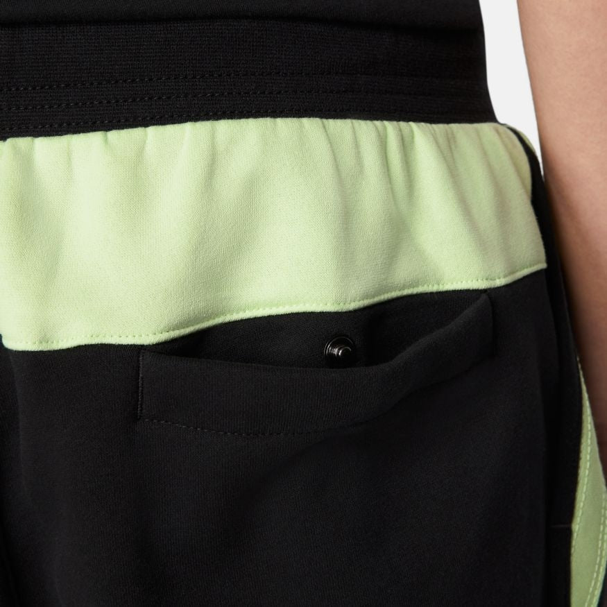 Pantalon Nike Air Fleece - Noir/ Vert Fluo