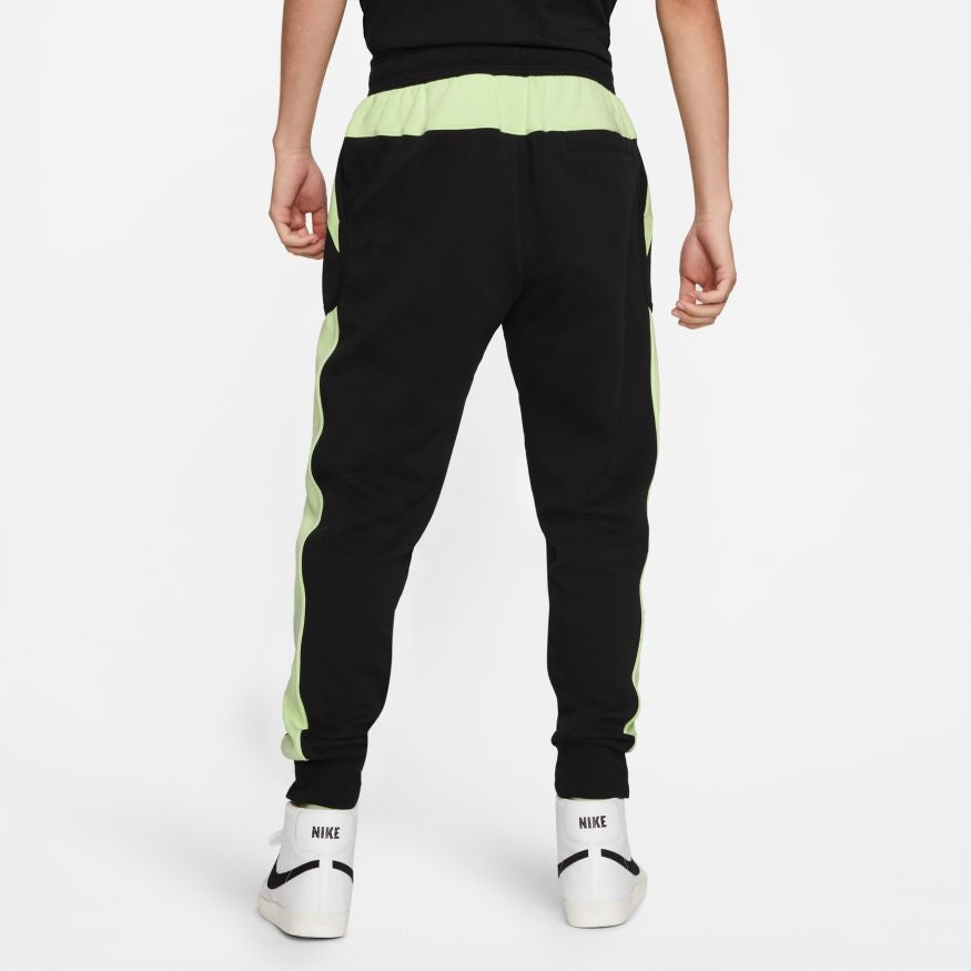 Pantalon Nike Air Fleece - Noir/ Vert Fluo