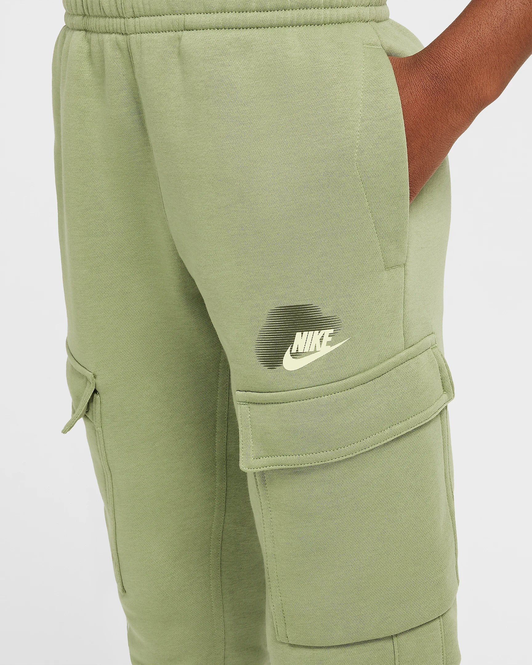 Pantalon Nike Cargo Fleece Junior - Vert