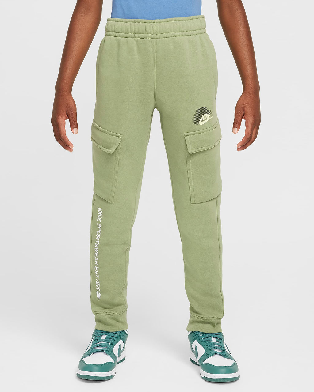 Pantalon Nike Cargo Fleece Junior - Vert