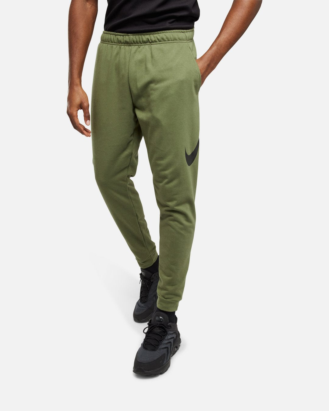 Pantalon Nike Running Dry Graphic - Kaki/Noir