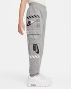 Pantalon Nike Fleece Cargo Enfant - Gris/Noir