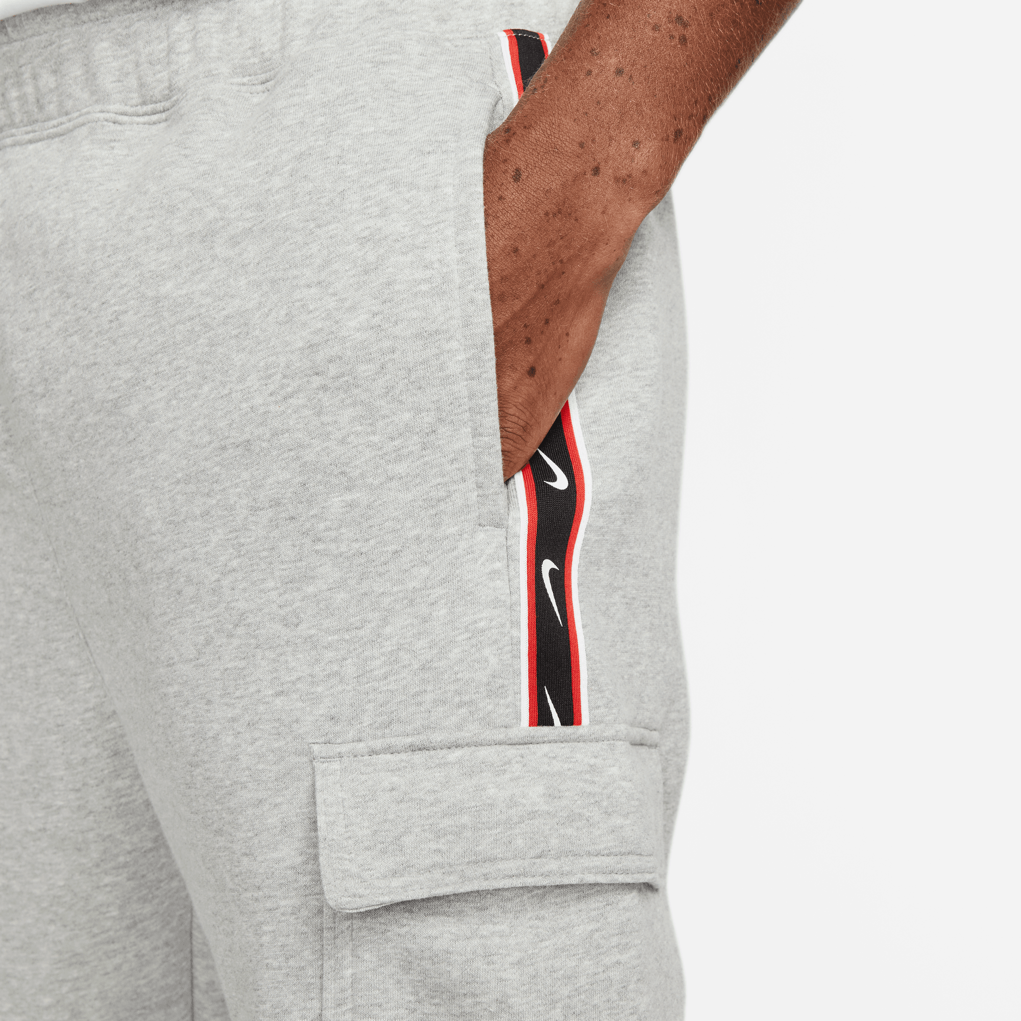 Pantalon Nike Sportswear Repeat - Gris/Noir/Rouge