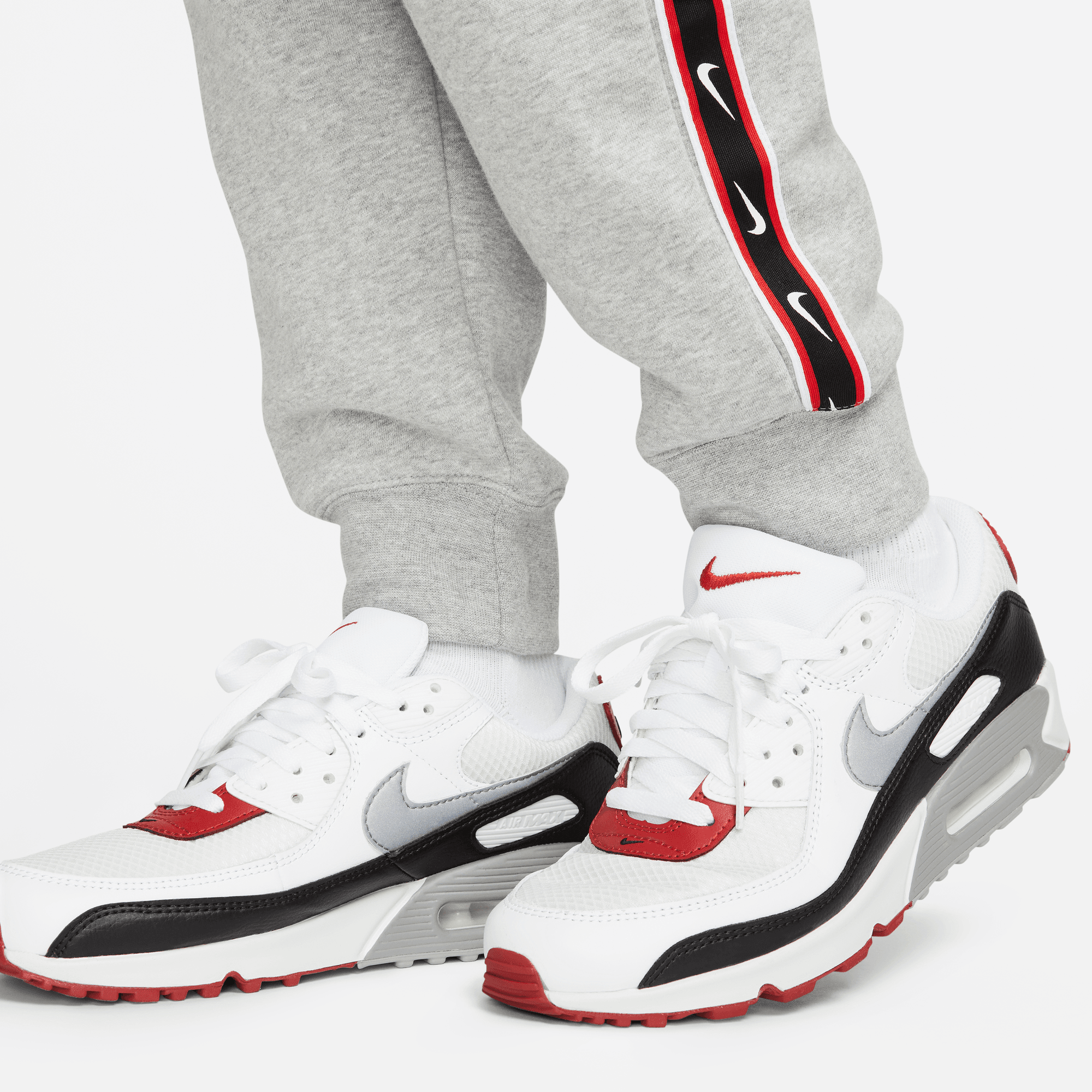 Pantalon Nike Sportswear Repeat - Gris/Noir/Rouge