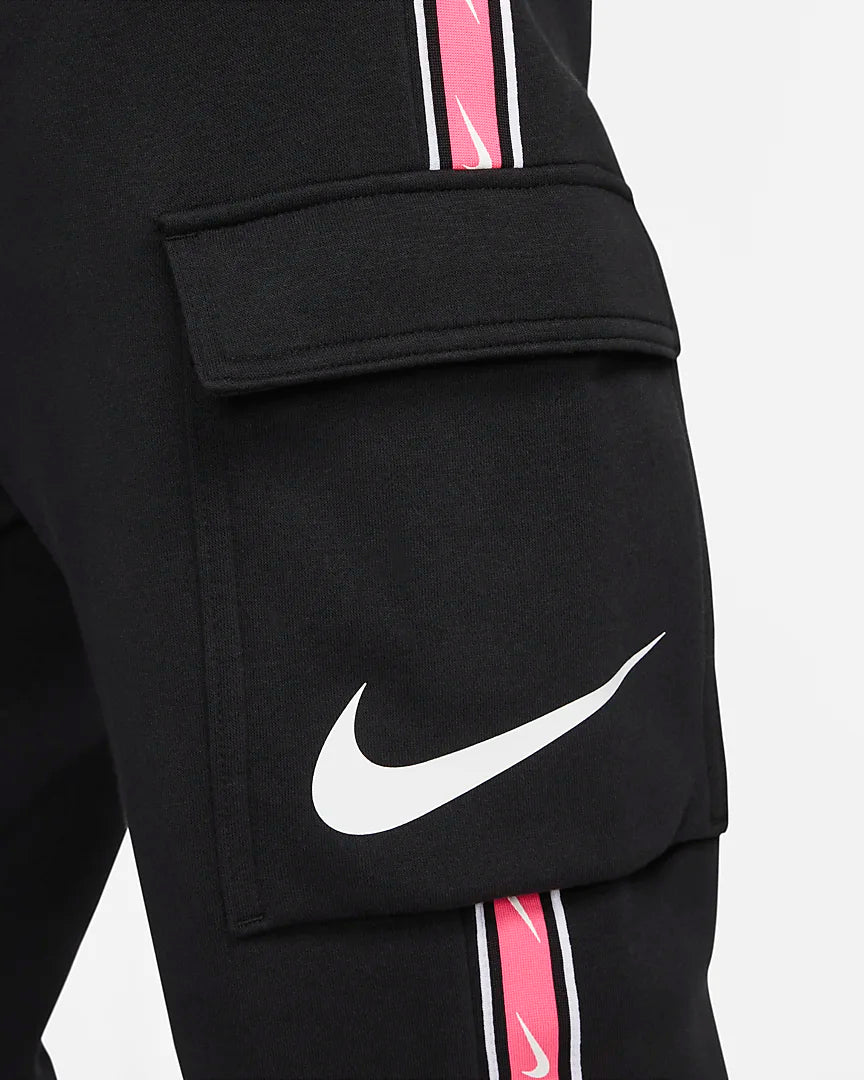 Pantalon Nike Sportswear Repeat - Noir/Rose/Blanc