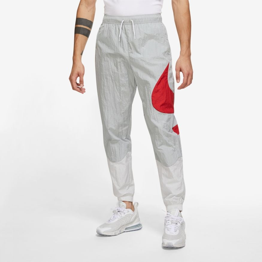 Pantalon Nike Sportswear Swoosh - Gris/Blanc/Rouge
