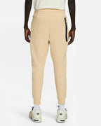 Pantalon jogging Nike Tech Fleece - Beige/Bleu