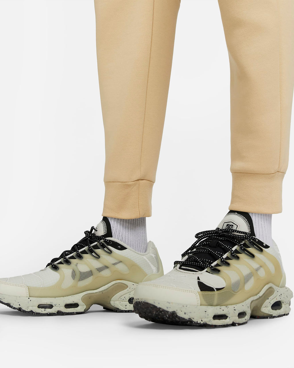 Pantalon jogging Nike Tech Fleece - Beige/Bleu