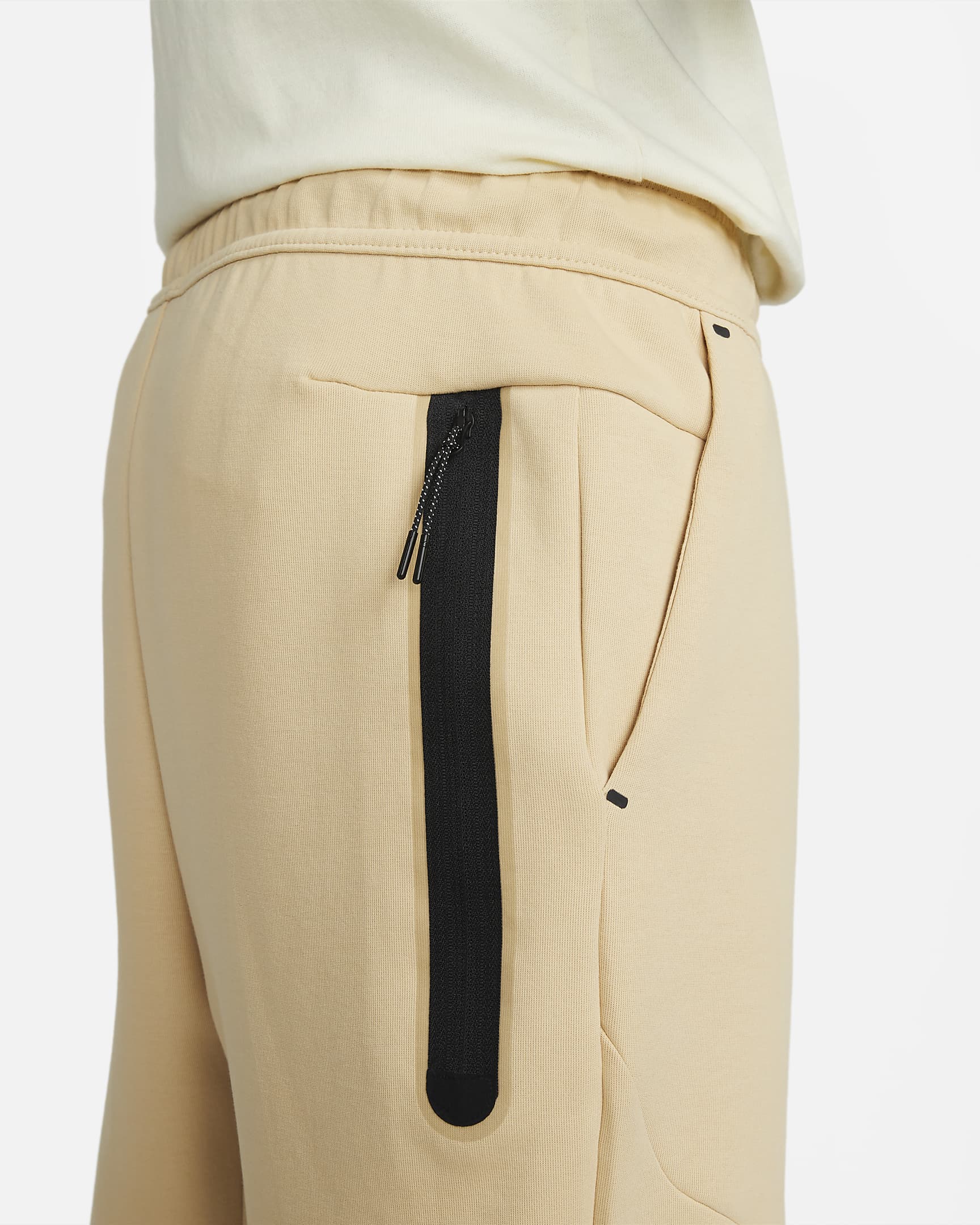 Pantalon jogging Nike Tech Fleece - Beige/Bleu