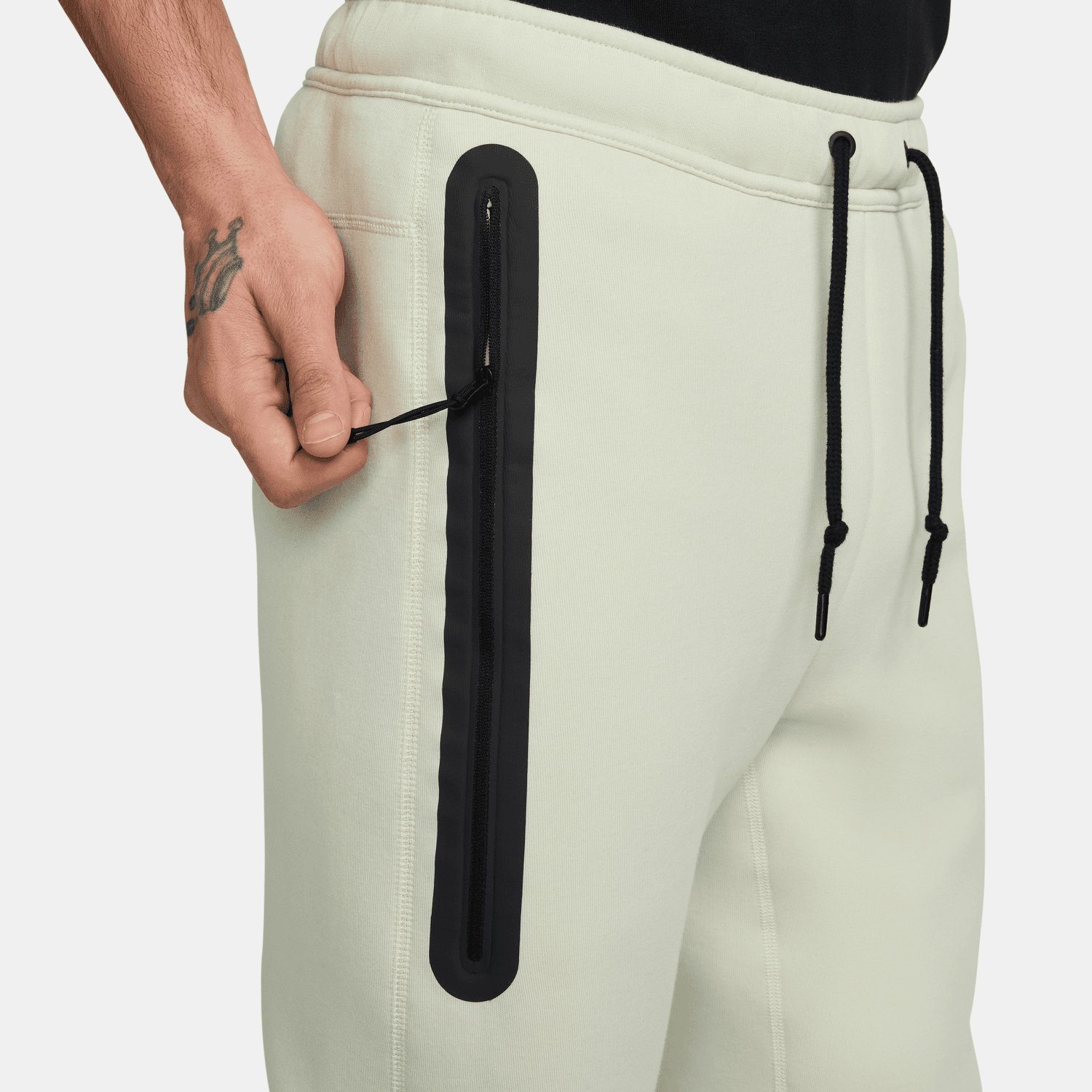 Pantalon Nike Tech Fleece - Beige/Noir