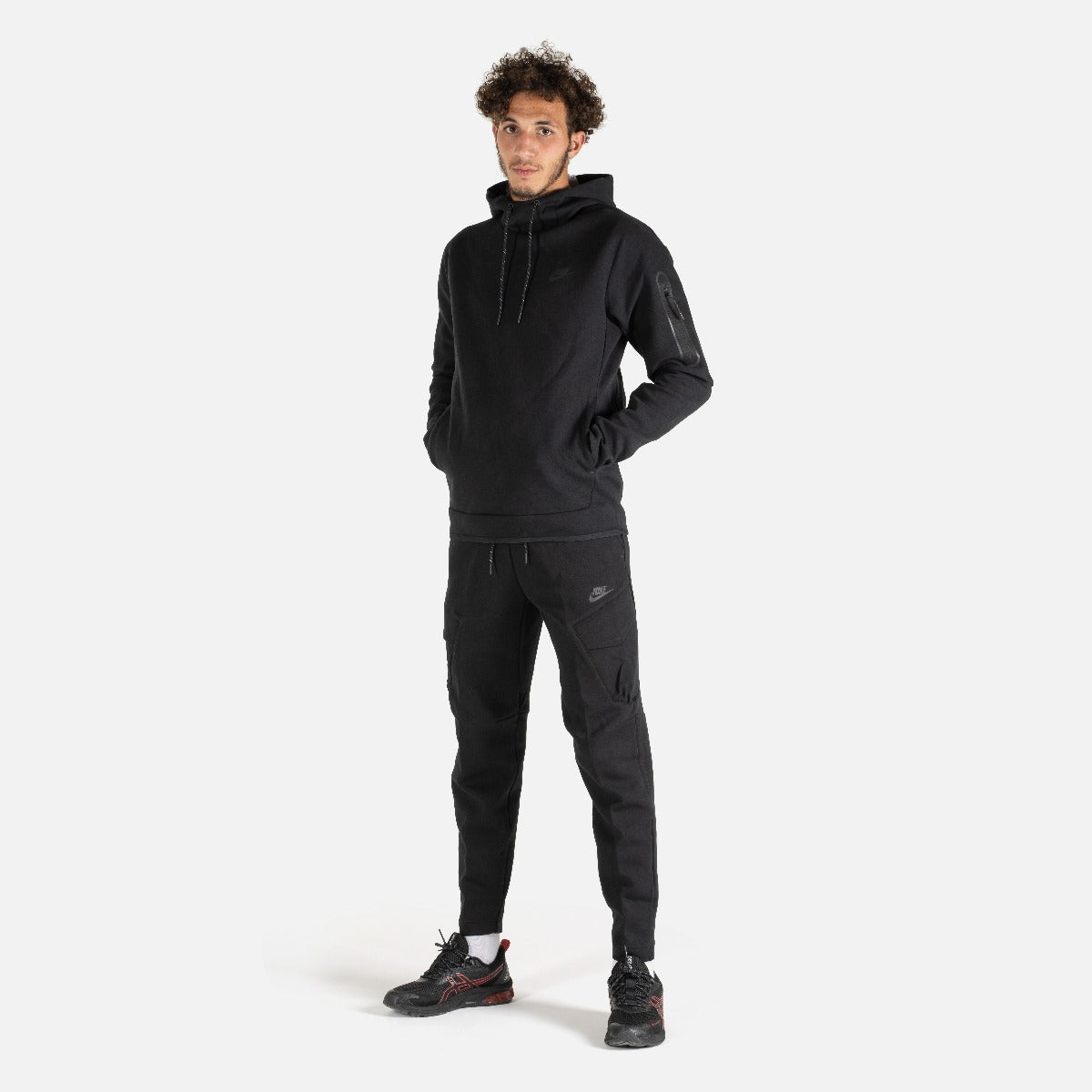 Pantalon cargo Nike Tech Fleece  - Noir