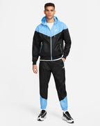 Pantalon Nike Windrunner - Noir/Bleu