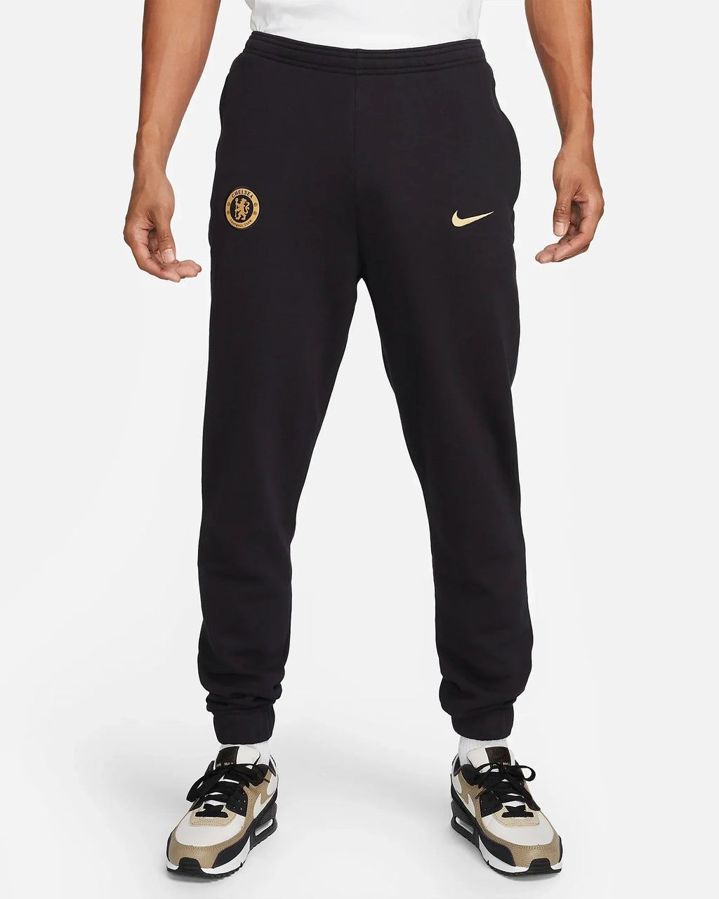 Pantalon Chelsea Fleece 2023/2024 - Noir/Doré