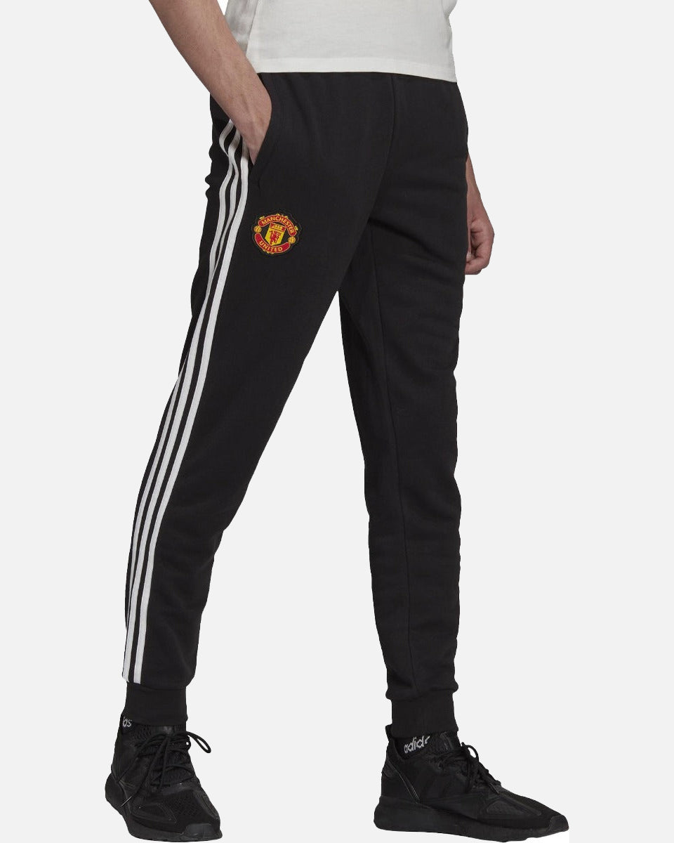 Pantalon 3 Stripes Manchester United - Noir/Blanc