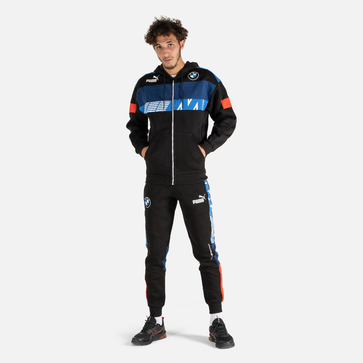 Pantalon de survêtement Puma BMW Motorsport - Noir/Bleu/Rouge