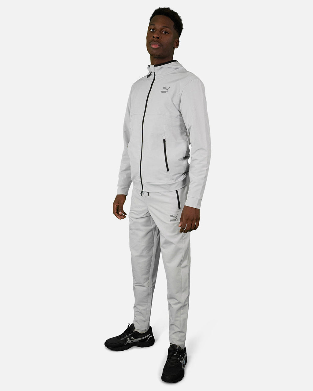 Pantalon de survêtement Puma Woven - Gris/Noir