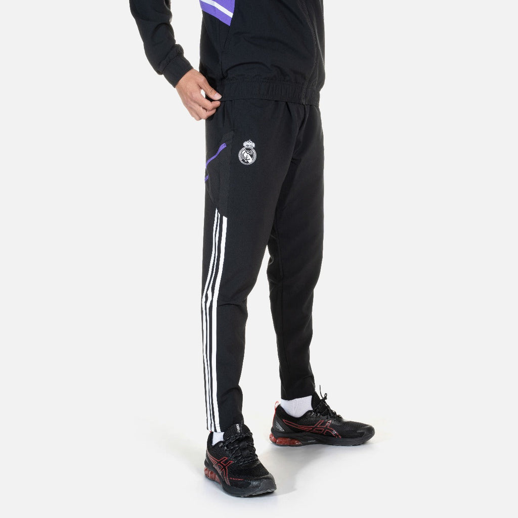 Pantalon de survêtement Real Madrid Condivo - Noir/Blanc/Violet