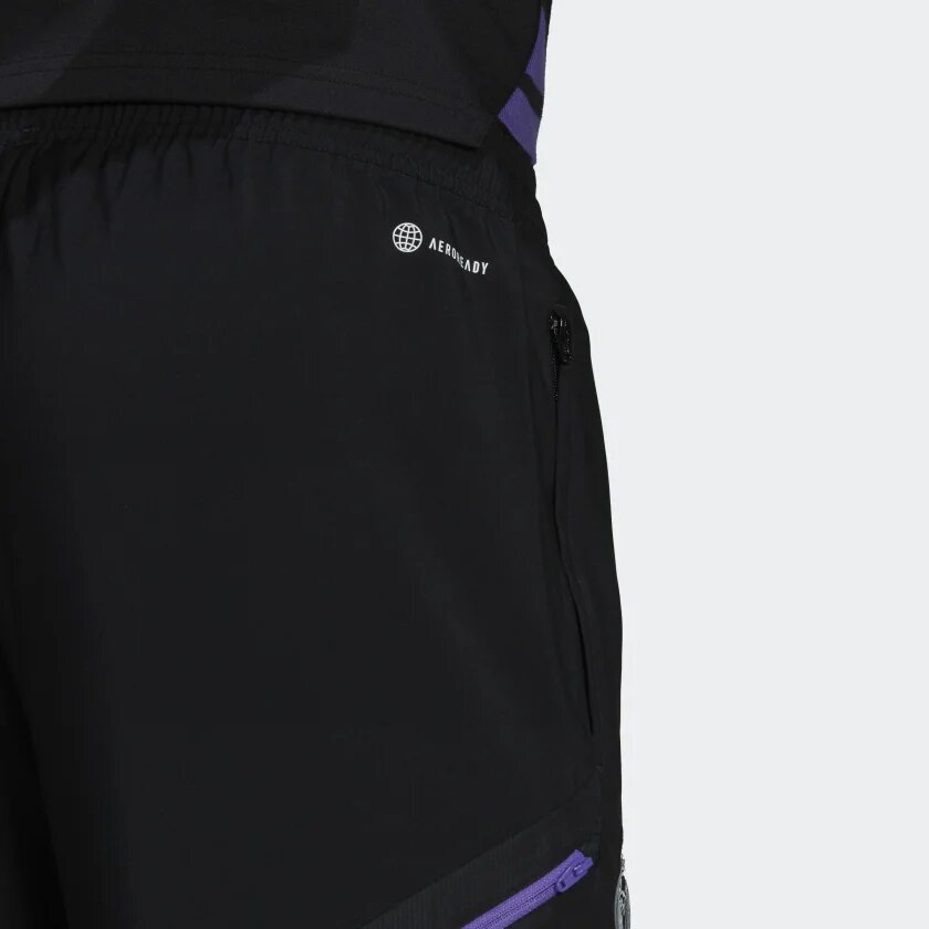 Pantalon de survêtement Real Madrid Condivo - Noir/Blanc/Violet