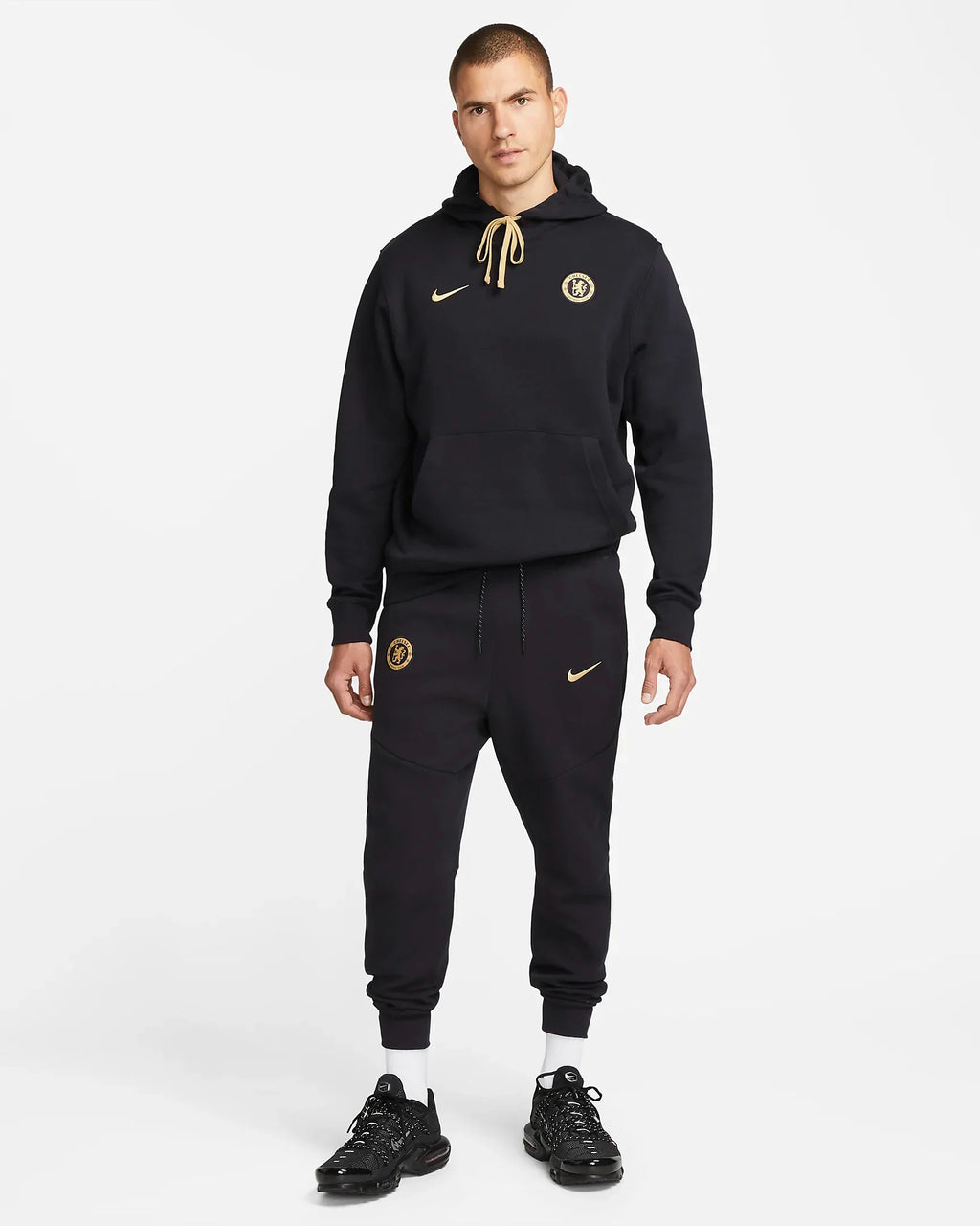 Pantalon Chelsea Tech Fleece - Noir/Doré