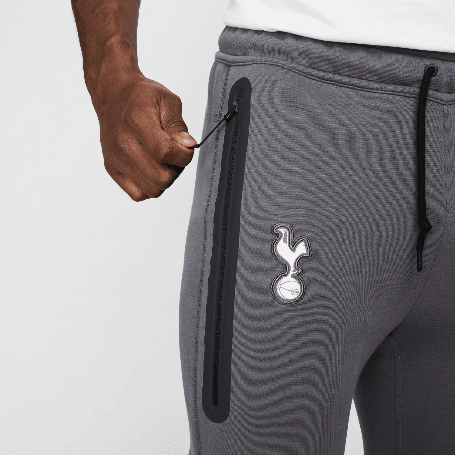 Pantalon Tottenham fleece 2024/2025 - Gris/Noir