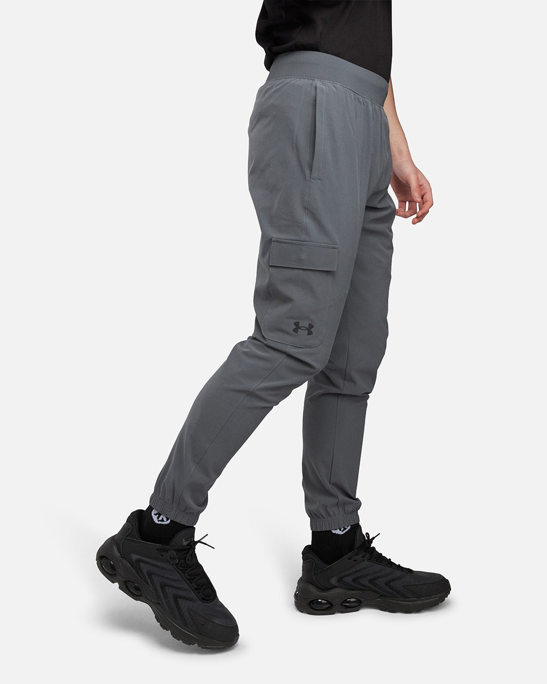 Pantalon Under Armour Running Stretch Woven - Gris/Noir