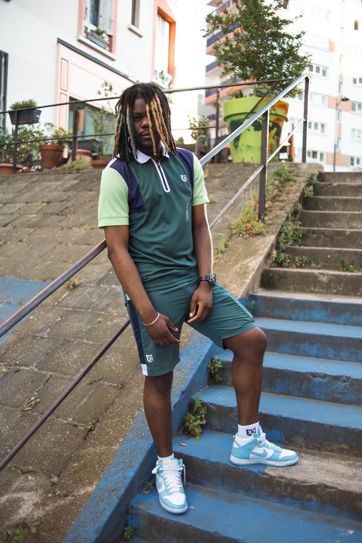 Polo FK Squad - Vert/Bleu/Blanc