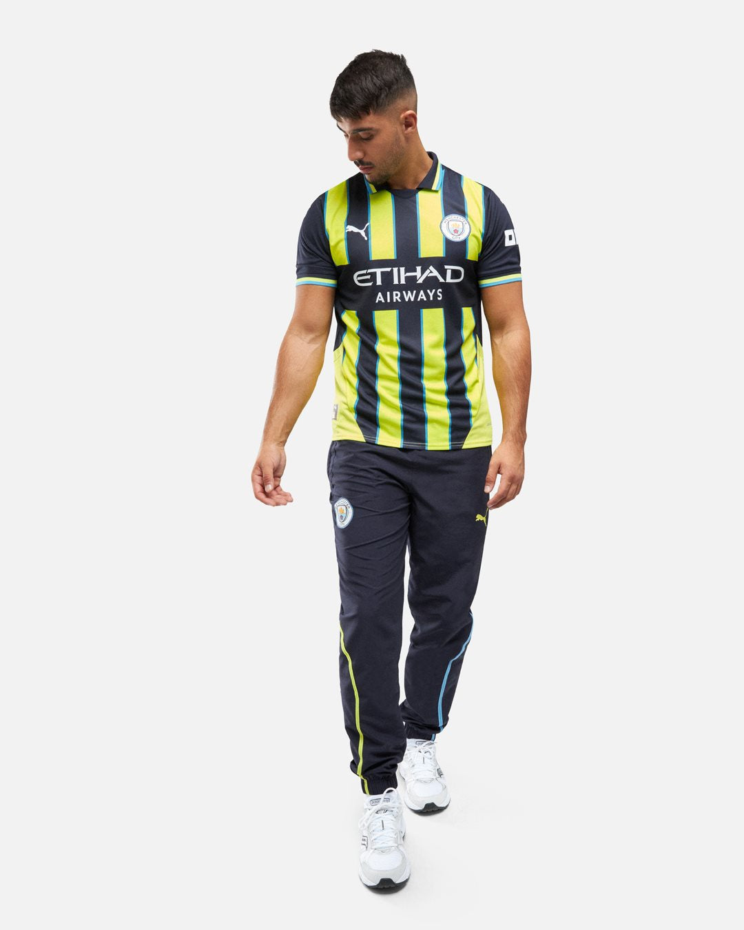 Maillot Extérieur Manchester City 2024/2025 - Jaune/Noir/Bleu