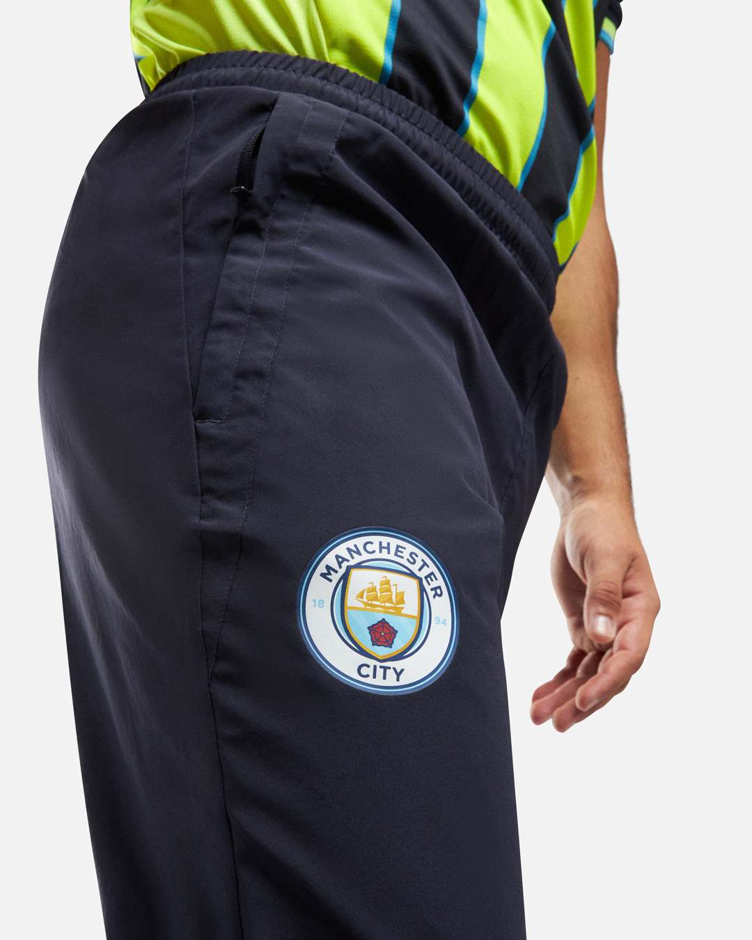 Pantalon de survêtement Manchester City 2024/2025 - Bleu/Jaune