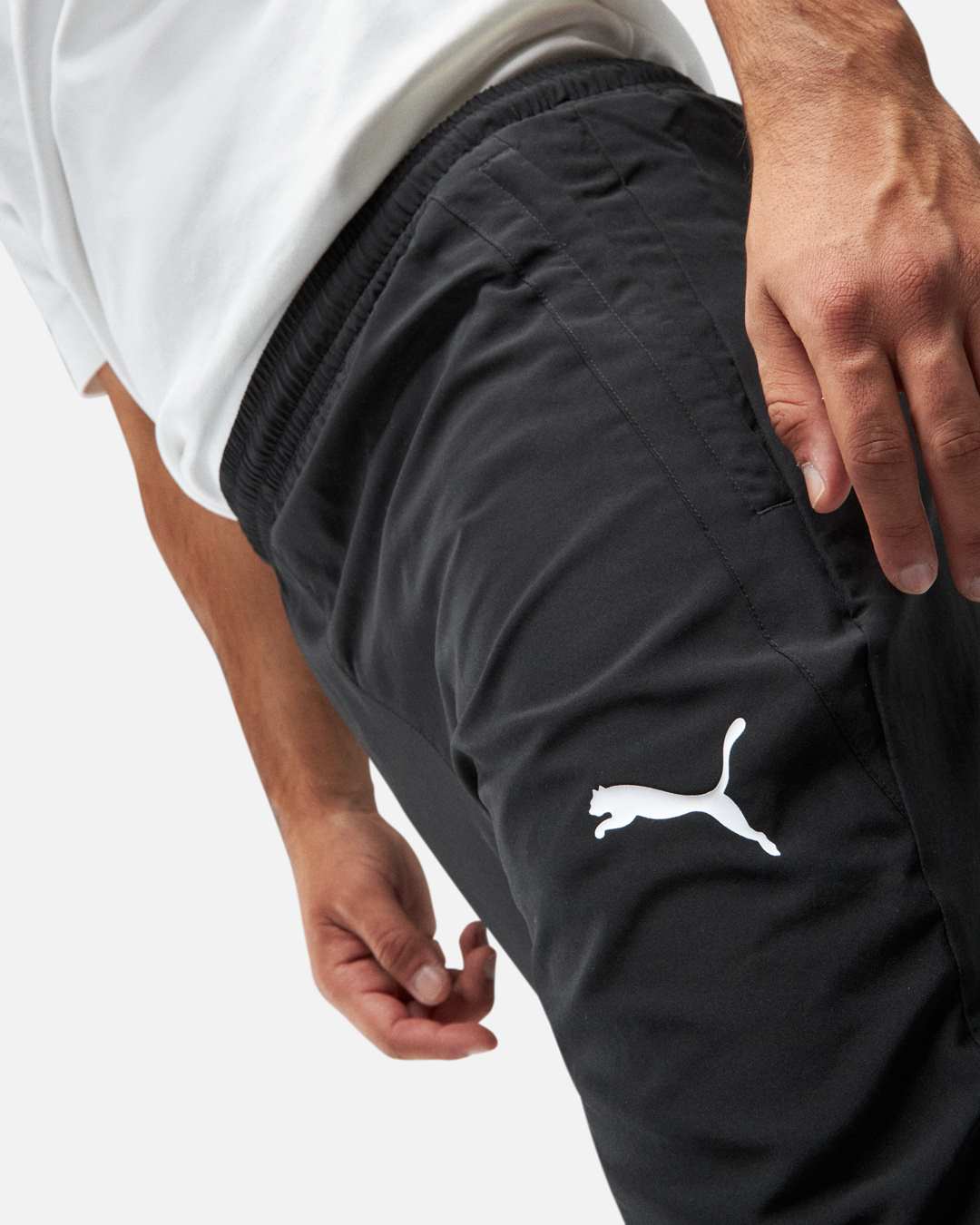 Pantalon de survêtement Milan AC 2024/2025 - Noir/Rouge