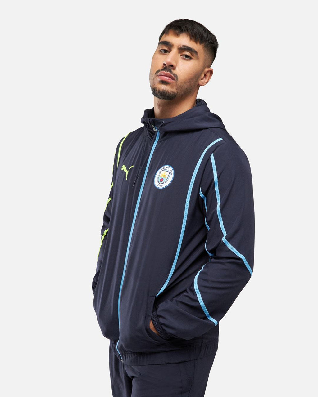 Veste de survêtement Manchester City 2024/2025 - Bleu