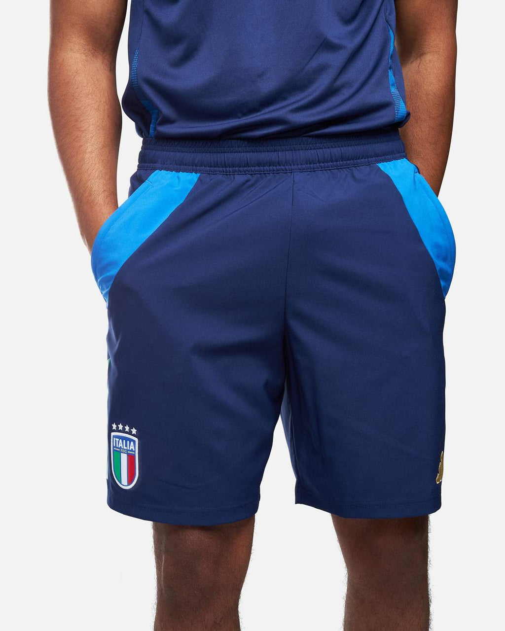 Short d'entrainement Italie - Bleu