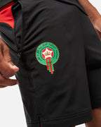 Short d'entrainement Maroc 2024 - Noir/Rouge