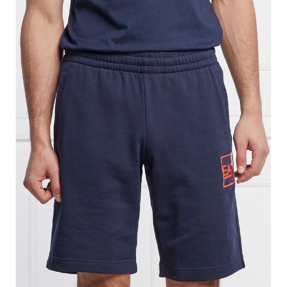 Short EA7 Emporio Armani - Bleu/Orange
