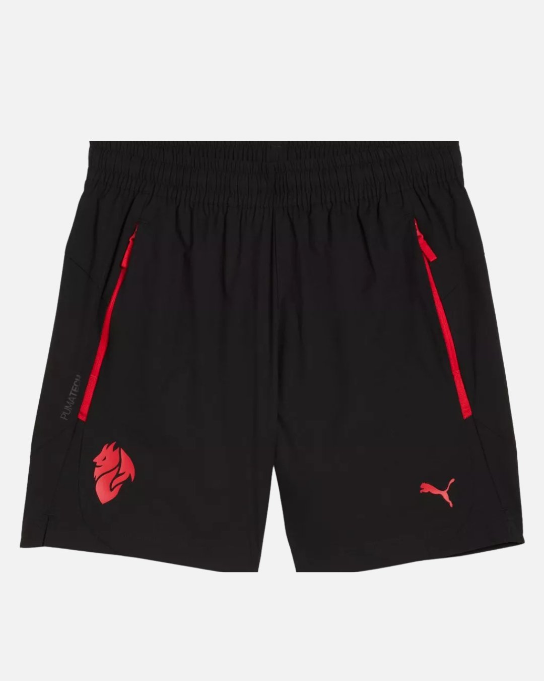 Short d'entraînement AC Milan Woven 2025/2026 - Noir/Rouge