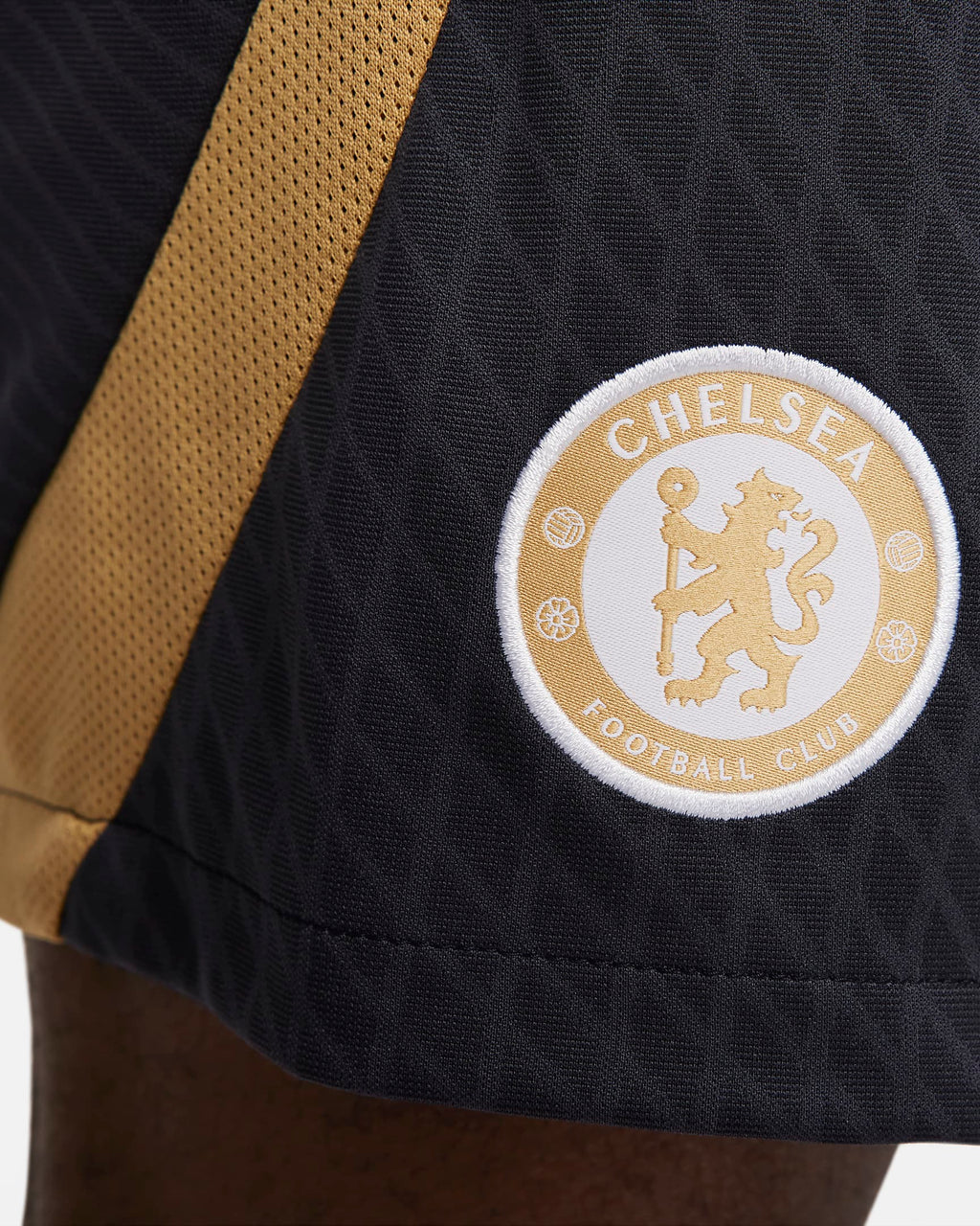 Short d'entrainement Chelsea - Noir/Doré