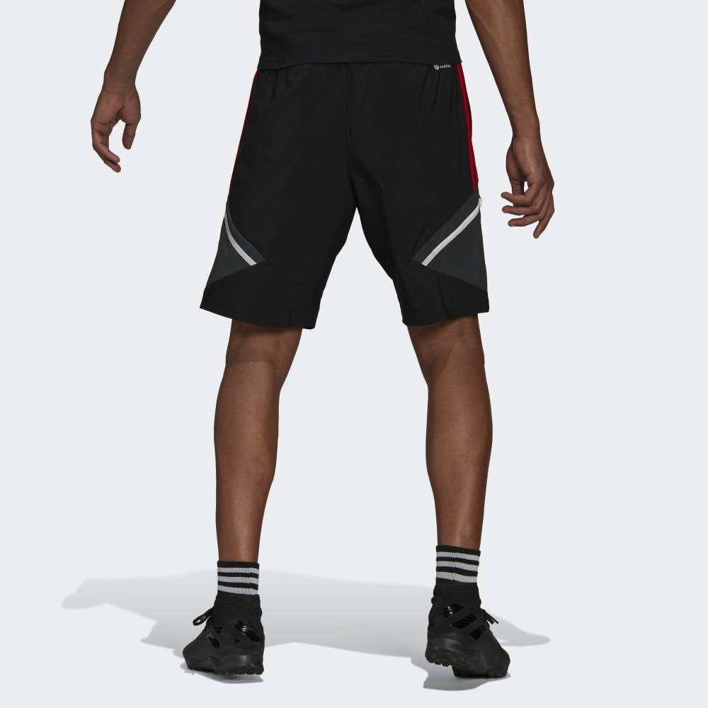 Short d'entrainement Manchester United - Noir/Rouge