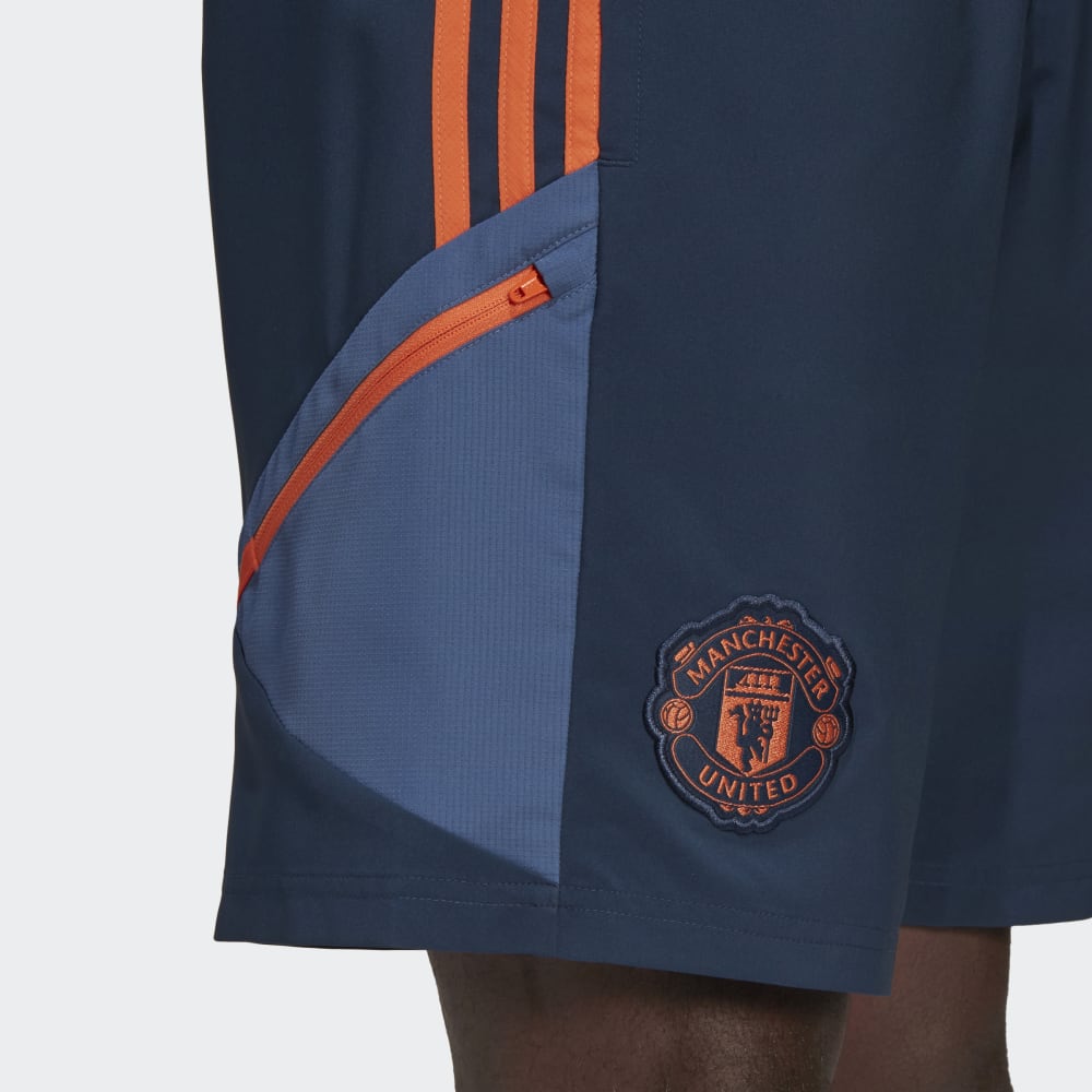 Short d'entrainement Manchester United Condivo - Bleu/Orange