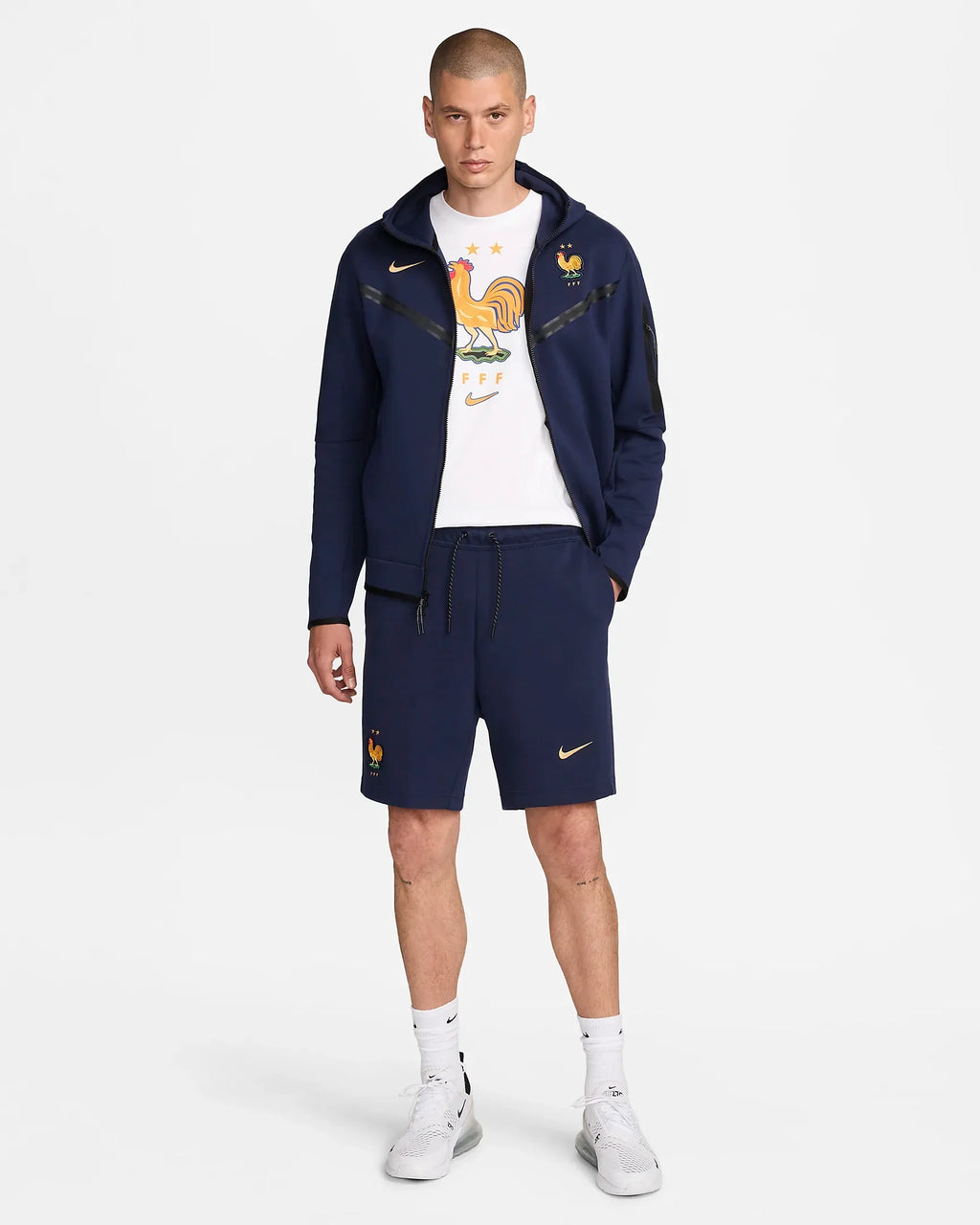 Short Equipe de France Nike Tech Fleece - Marine