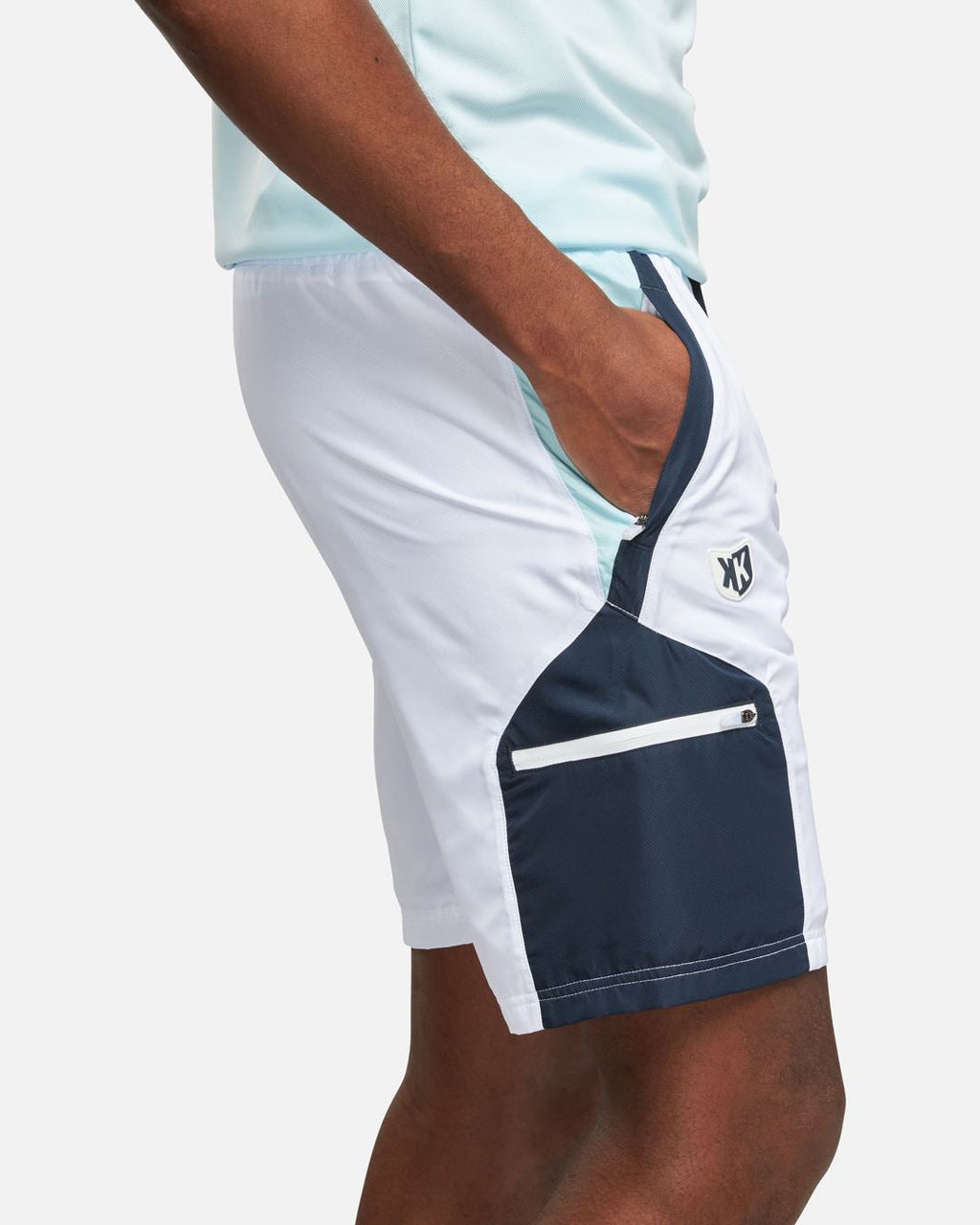 Short FK Game -Blanc/Bleu