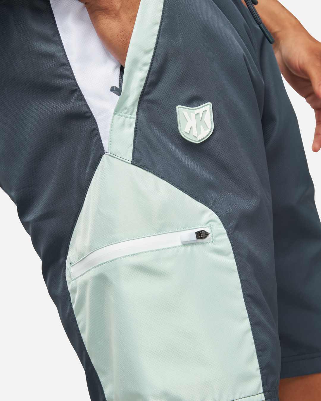 Short FK Game -Bleu/Vert/Blanc