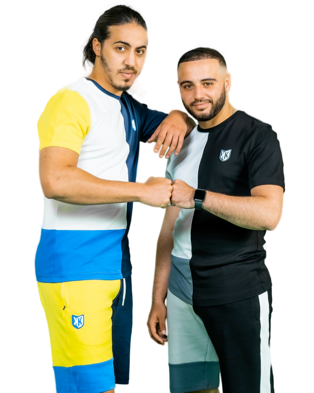 Short FK Square II - Marine/Jaune