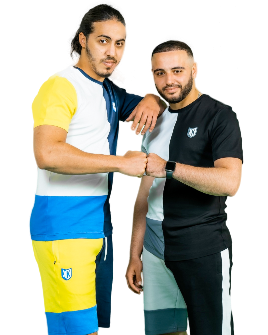 Short FK Square II - Marine/Jaune