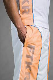 Short FK Mesh - Blanc/Orange