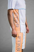 Short FK Mesh - Blanc/Orange