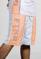 Short FK Mesh - Blanc/Orange