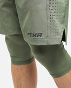 Short FK Rider 2 en 1 - Kaki/Noir