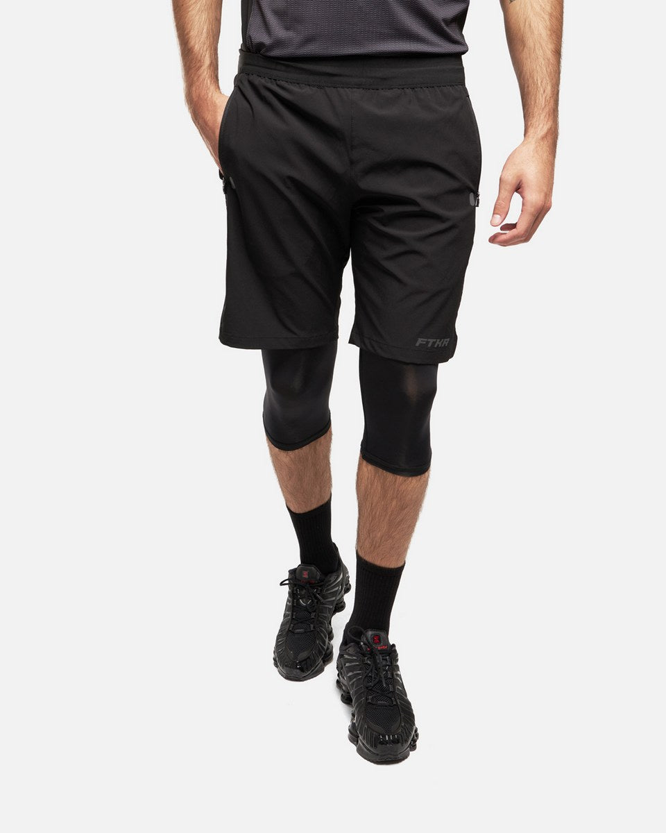 Short FK Rider 2 en 1 - Noir